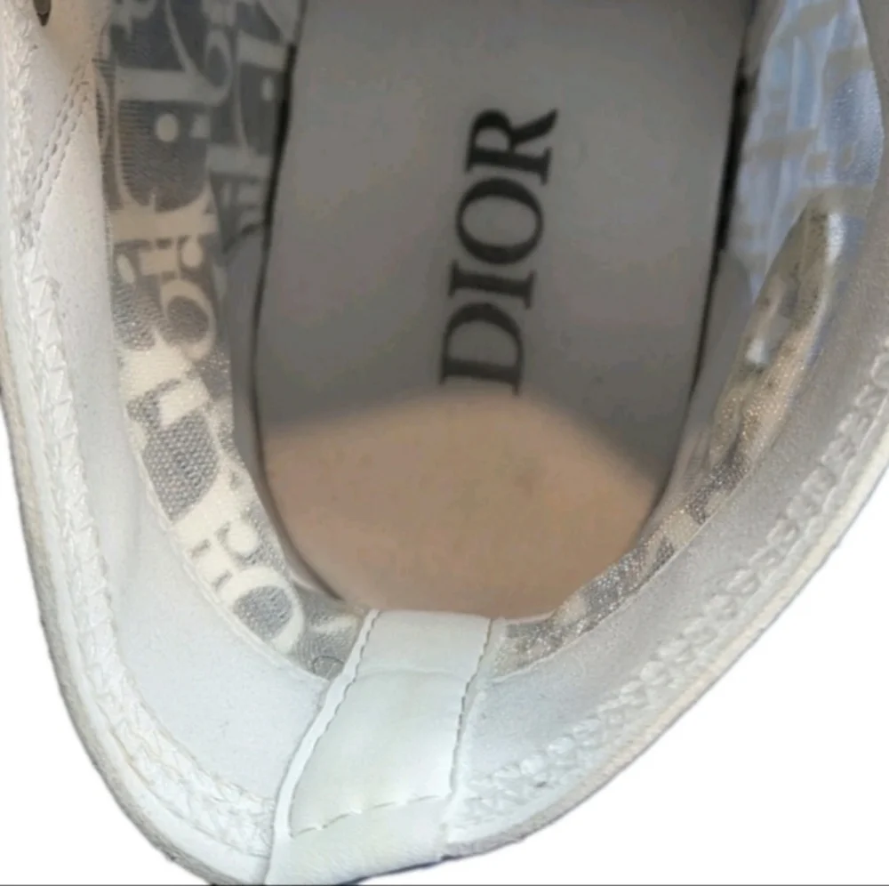 Dior B23 Daniel Arsham Oblique Light Blue Limited Edition HighTop Sneakers US 12 - Picture 12 of 16